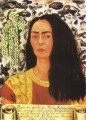 Autorretrato con cabello suelto feminismo Frida Kahlo